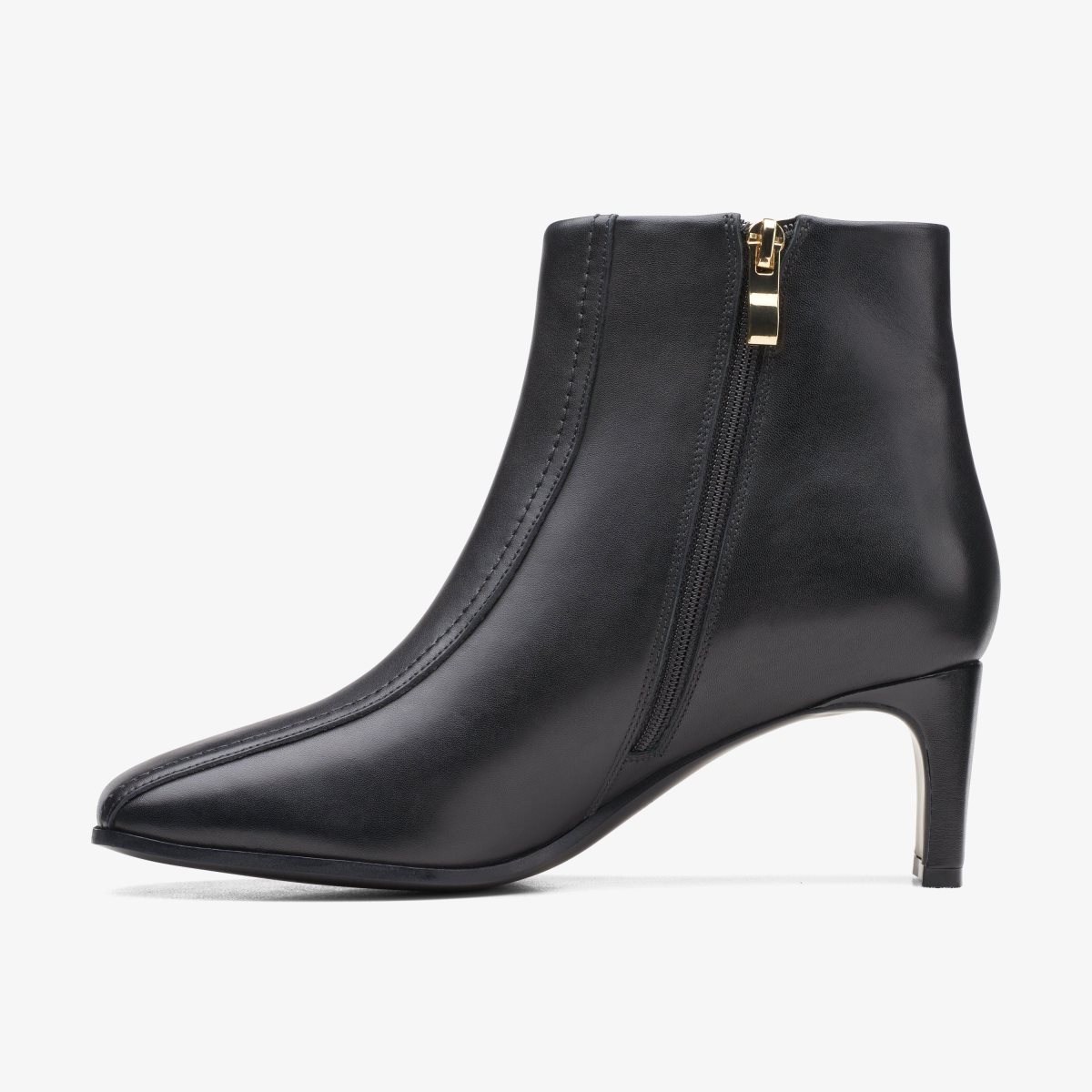 Botas Clarks Seren 55 Top Black Leather Mujer Negros | 06YMNXCJA