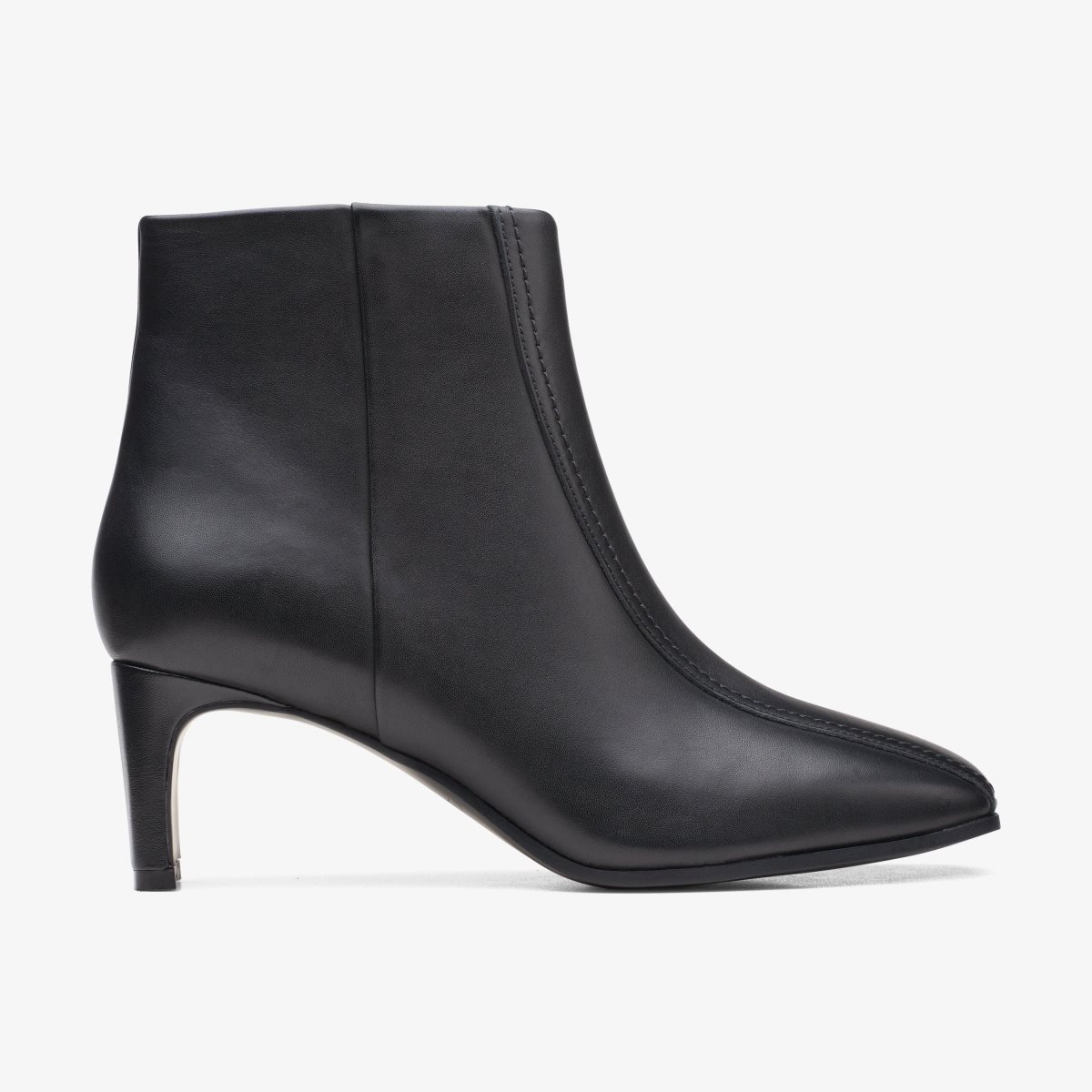 Botas Clarks Seren 55 Top Black Leather Mujer Negros | 06YMNXCJA