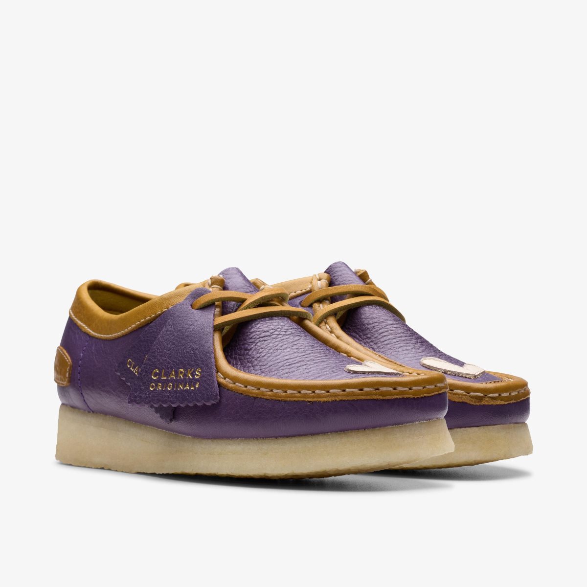 Wallabees Clarks Wallabee X Claima Purple Combination Hombre Morados | 93ZQXJHGB